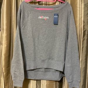 Off the shoulder sweatshirt